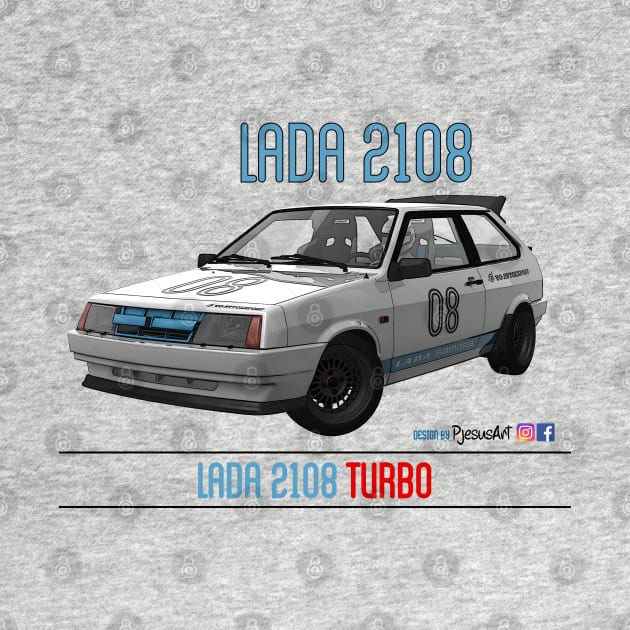 Lada 2108 Turbo White 08 by PjesusArt